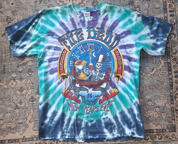 Grateful Dead Other - Rare Vintage 2003–2004 Grateful Dead New Years Tye-Dye Shirt Size L Large